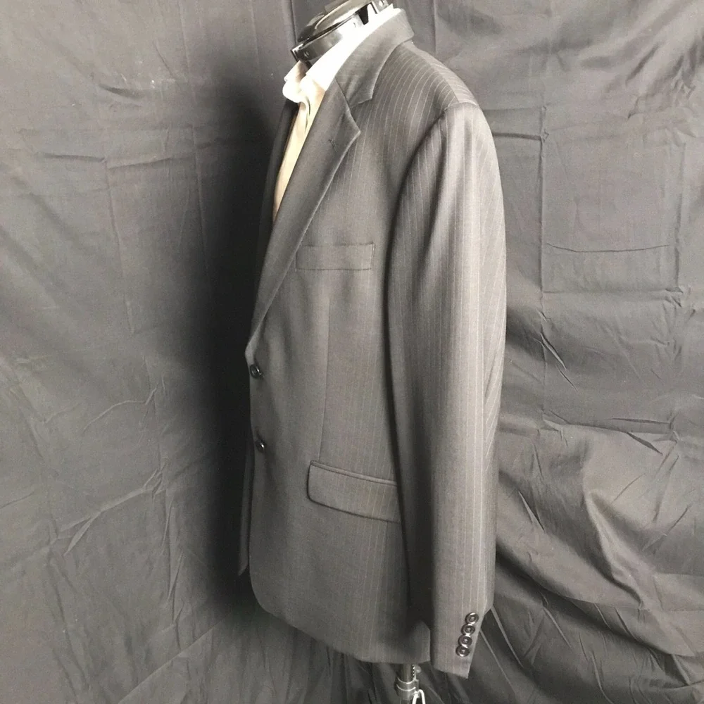 346 Brooks Brothers Sport Coat Mens 42 Striped Wool Stretch Blazer Jacket